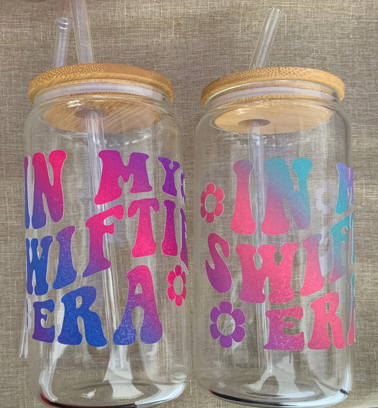In my Swiftie Era Glass Can Cup