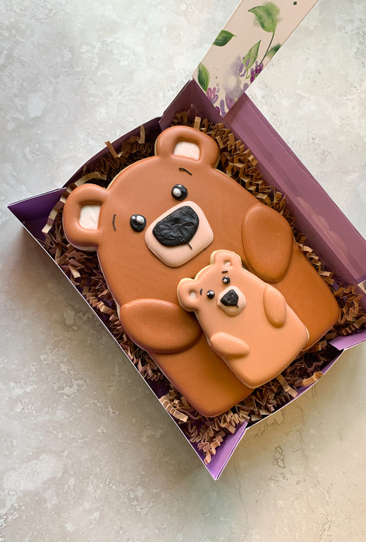 Mama and Mini Bears Cookie Duo