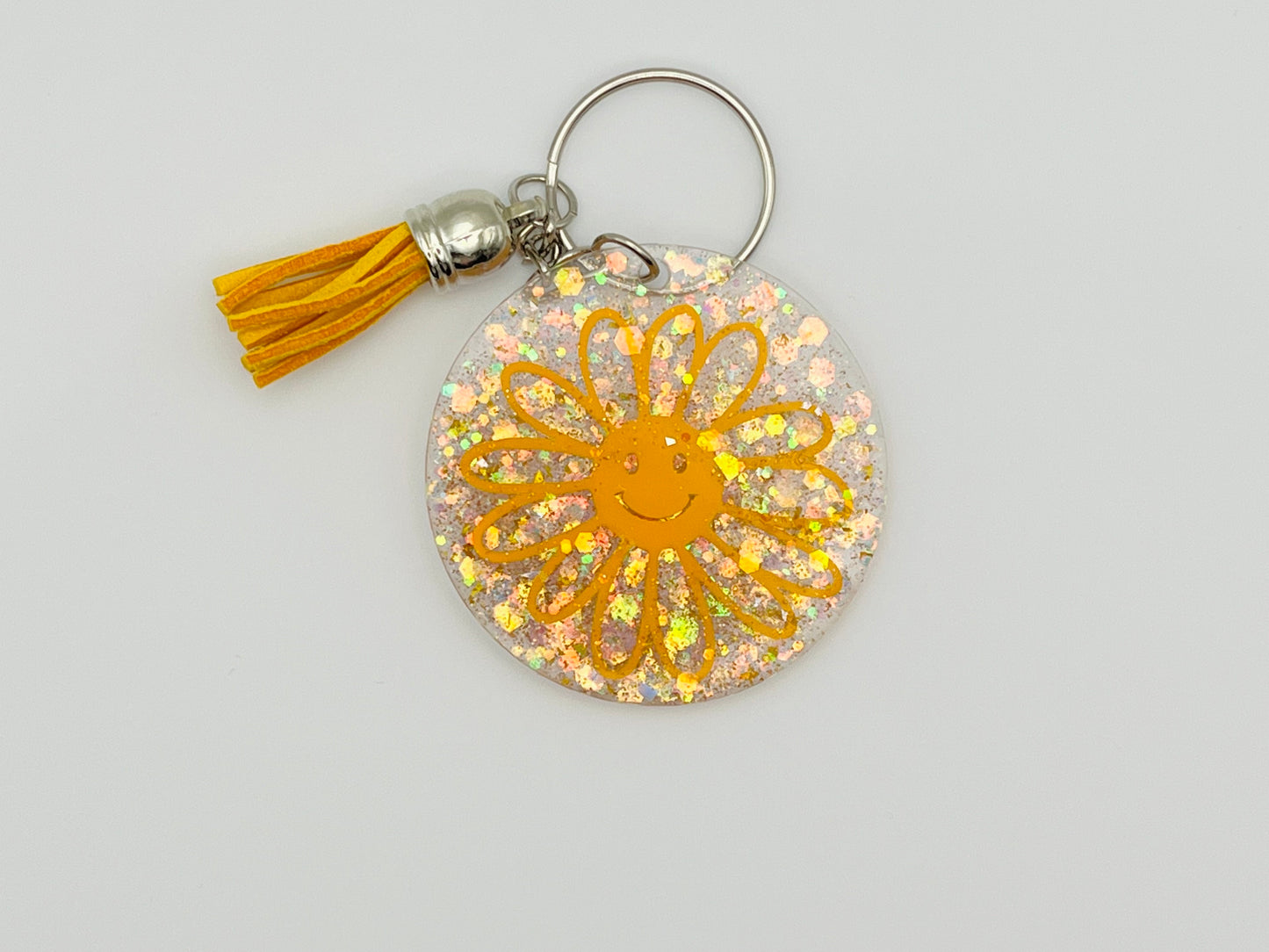 Acrylic Keychain - Happy Daisy