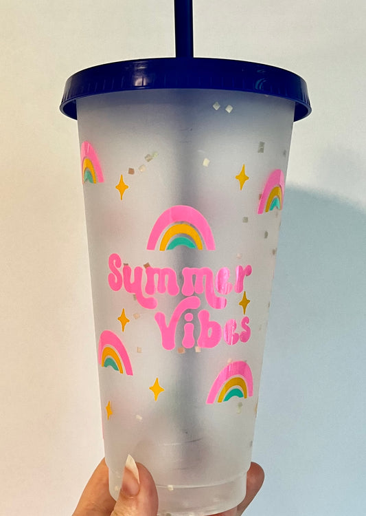 Summer Vibes - *Colour Changing* Cold Cup Tumbler