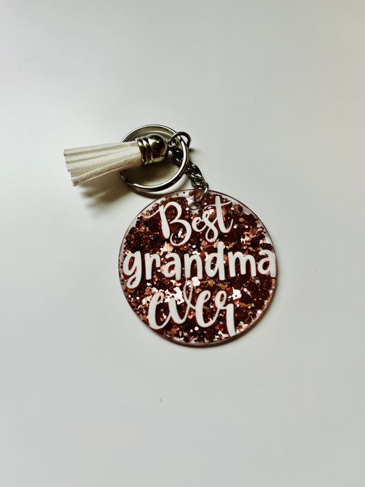 Acrylic Keychain - Best Grandma