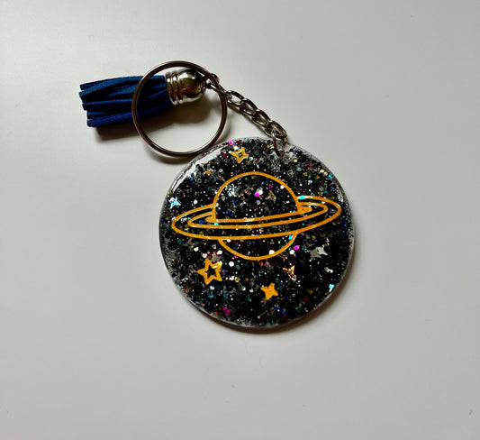 Acrylic Keychain - Saturn