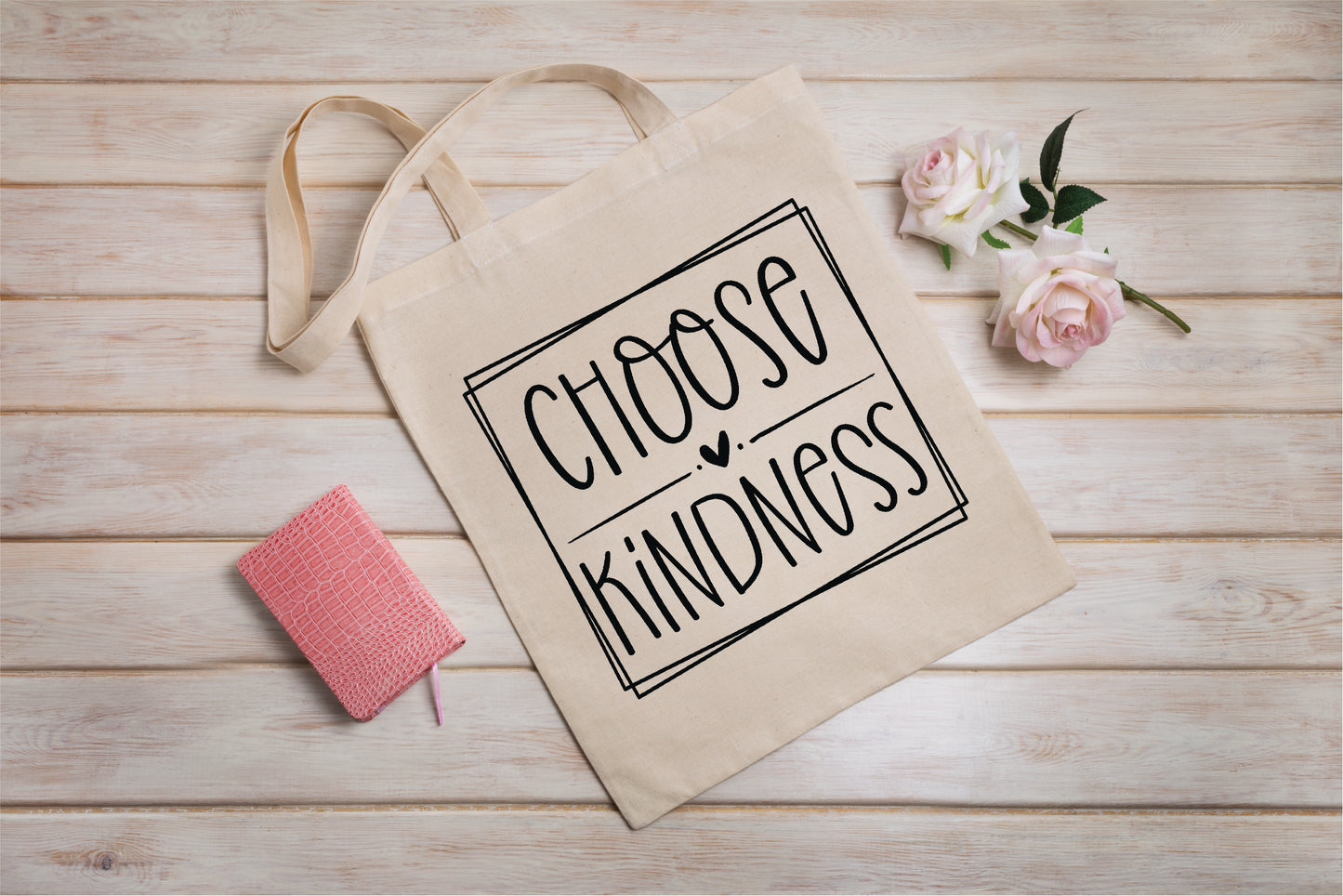 Choose Kindness Canvas Tote Bag