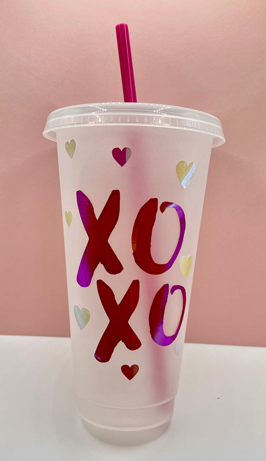 XOXO Holographic Cold Cup Tumbler