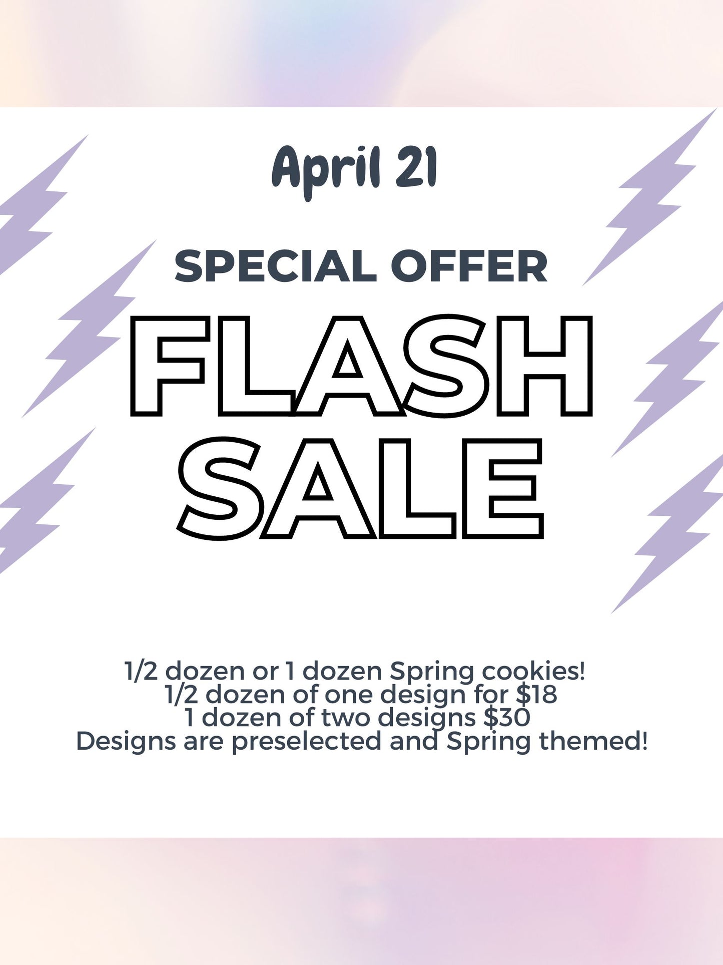 Flash Sale Friday April 21 Promo
